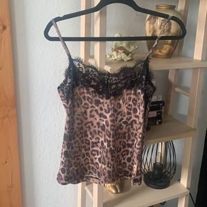 Cheetah Cami Top